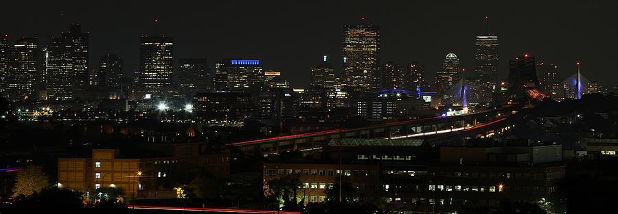 Boston Skyline View from Chelsea  Photograph by Juergen Roth