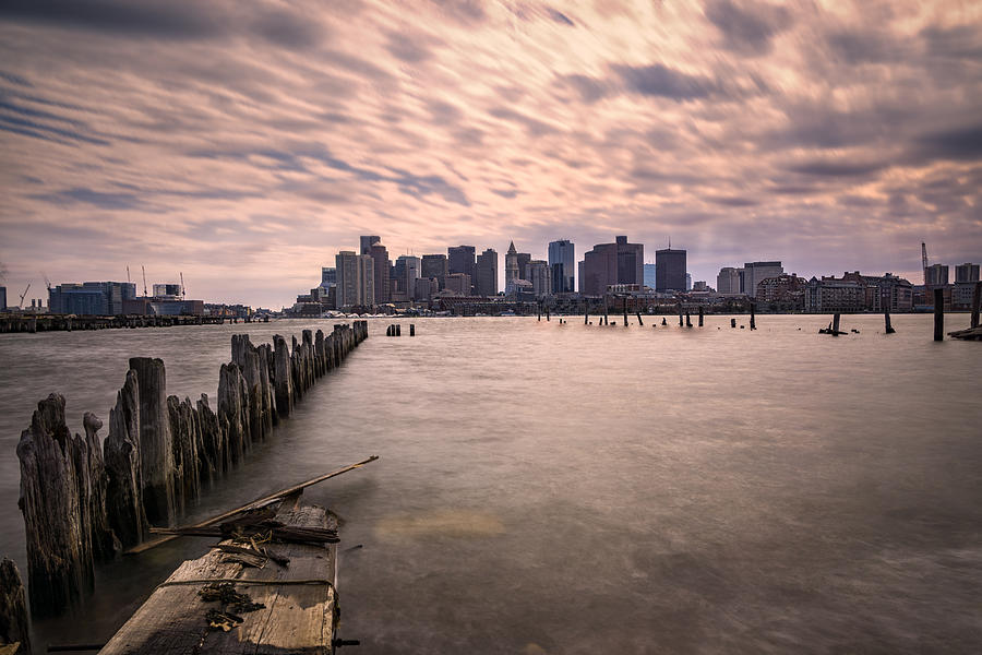 Boston Skyline Photograph by Chris Bordeleau