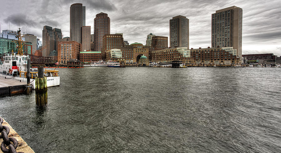 Boston Skyline Photograph by John Hoey