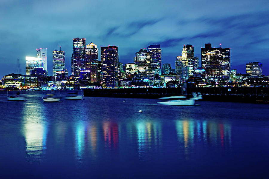 Boston Skyline Photograph by Mircea Costina Photography