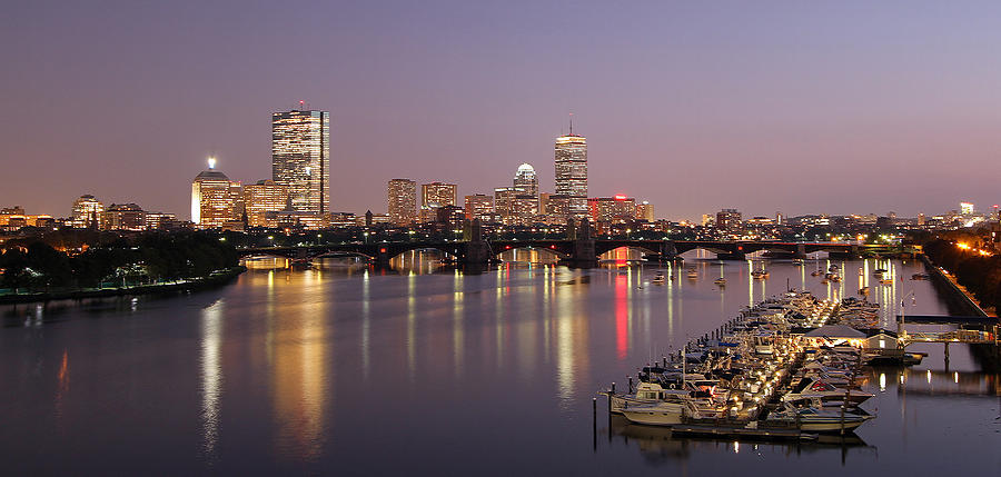 Boston Skyline Photography Photograph by Juergen Roth