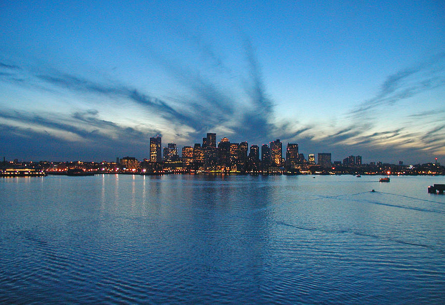 Boston Photograph - Boston Skyline by Tito Santiago