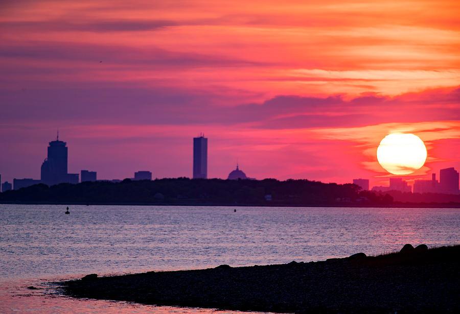Boston Skyline Worlds End by John Forde Boston Skyline Worlds End by John Forde