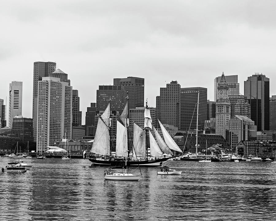 Boston Tall Ships Parade 2017 Boston MA Photograph by Toby McGuire