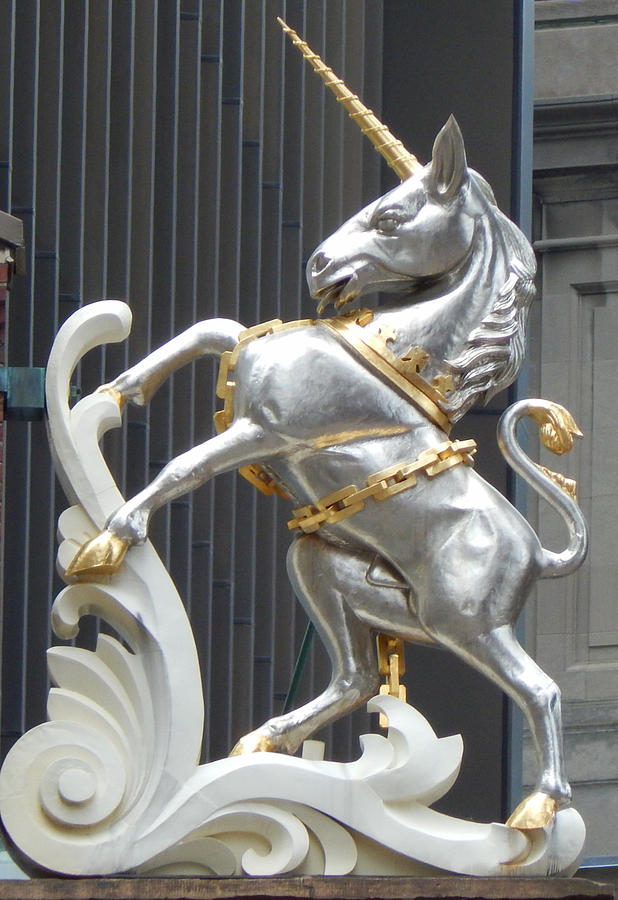 Boston's Majestic Silver Unicorn Photograph By Melissa Gallant - Fine 