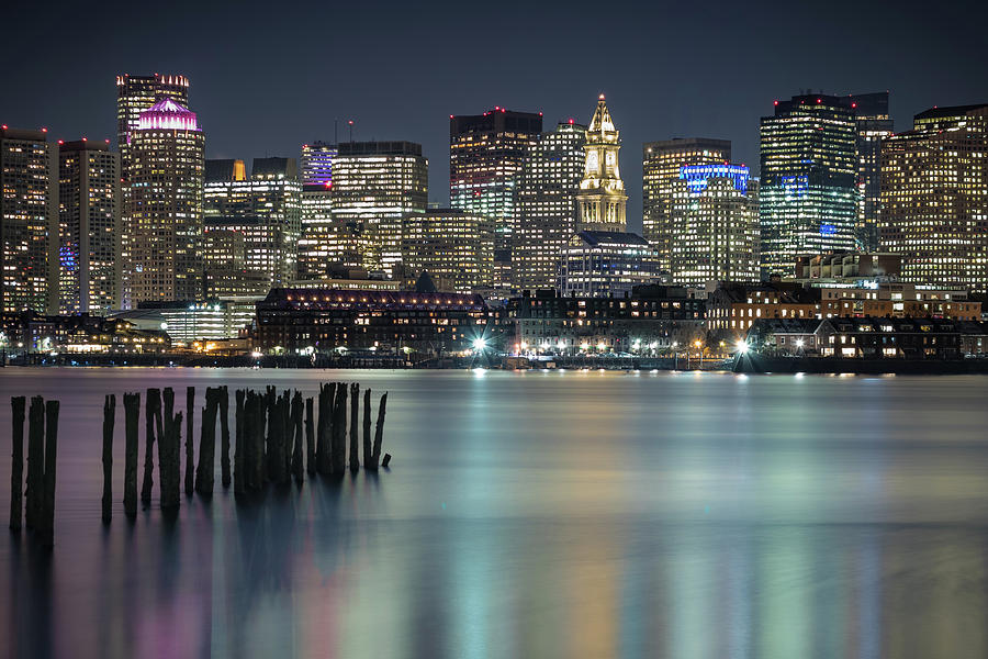Boston Photograph - Bostons Skyline from Lopresti Park by Kristen Wilkinson