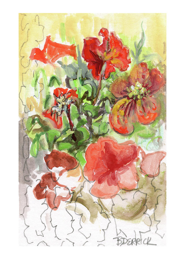 Botanical Abstraction, Study Two by Betsy Derrick Botanical Abstraction, Study Two by Betsy Derrick