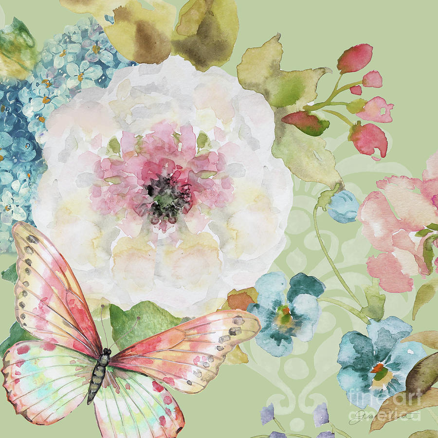 Botanical Beauty-JP3983 Painting by Jean Plout
