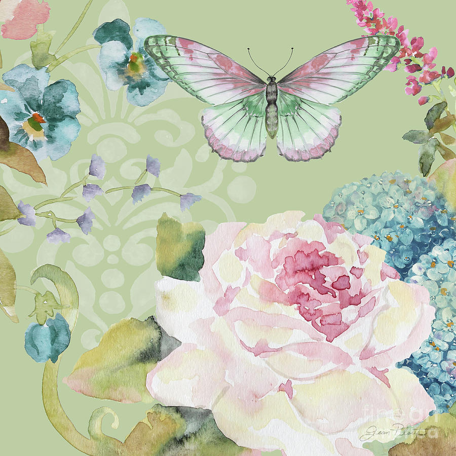 Botanical Beauty-JP3984 Painting by Jean Plout