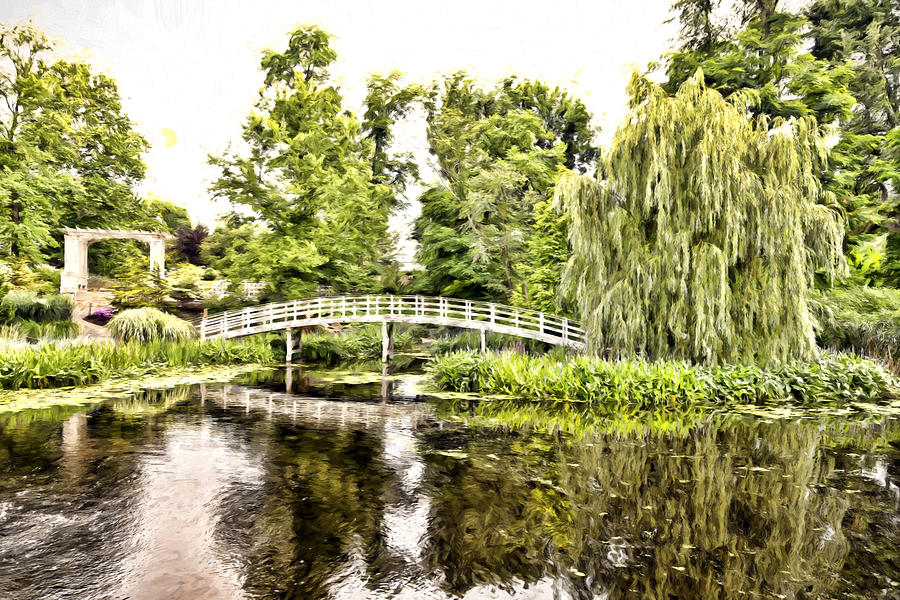 Botanical Bridge - Monet Photograph by Anthony Baatz