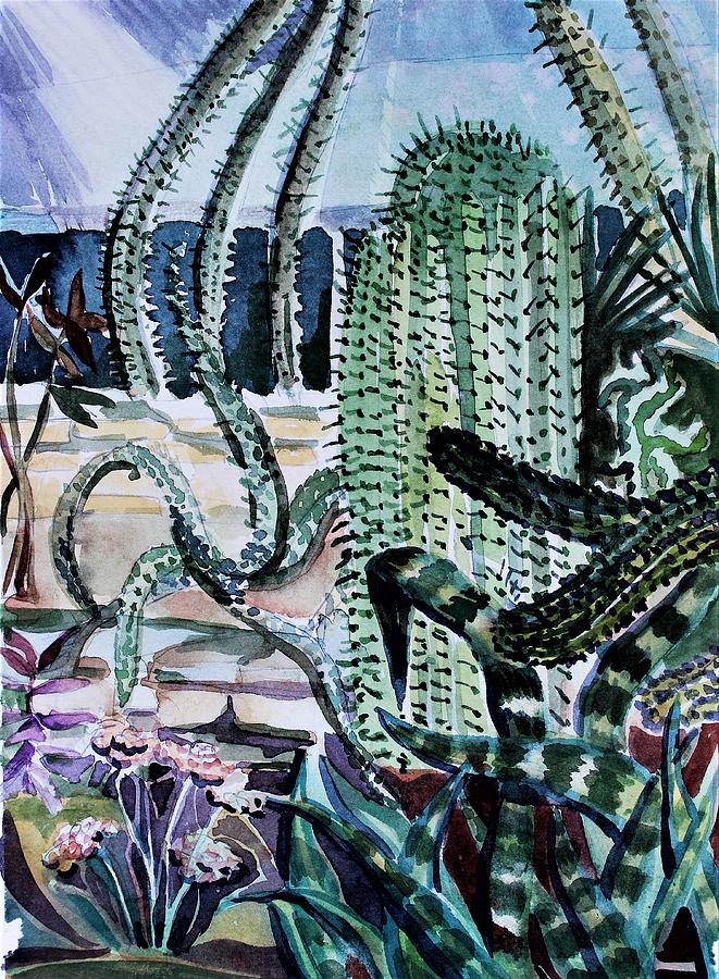 Botanical Gardens Painting by Mindy Newman
