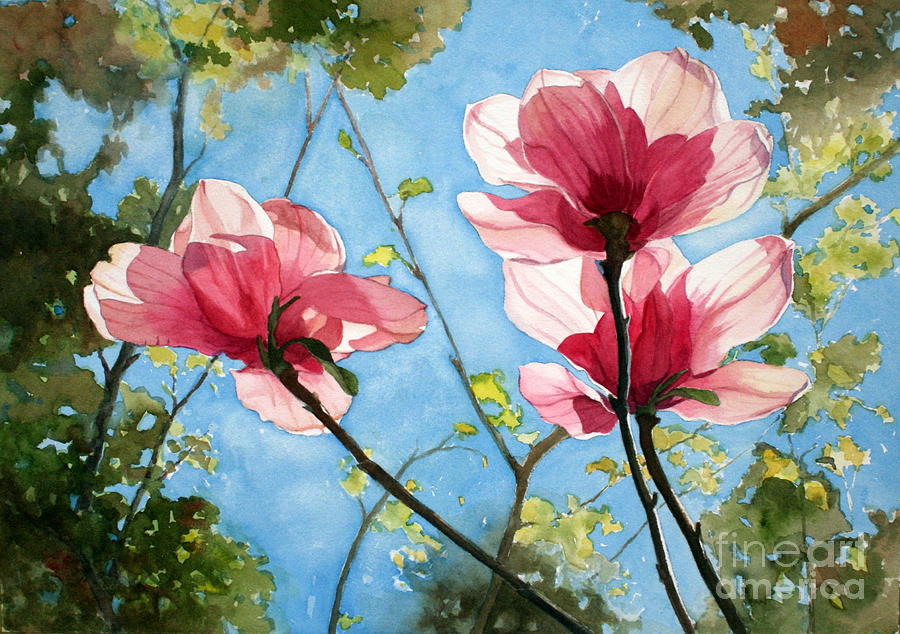 Botanicals 3 Painting by Jan Lawnikanis