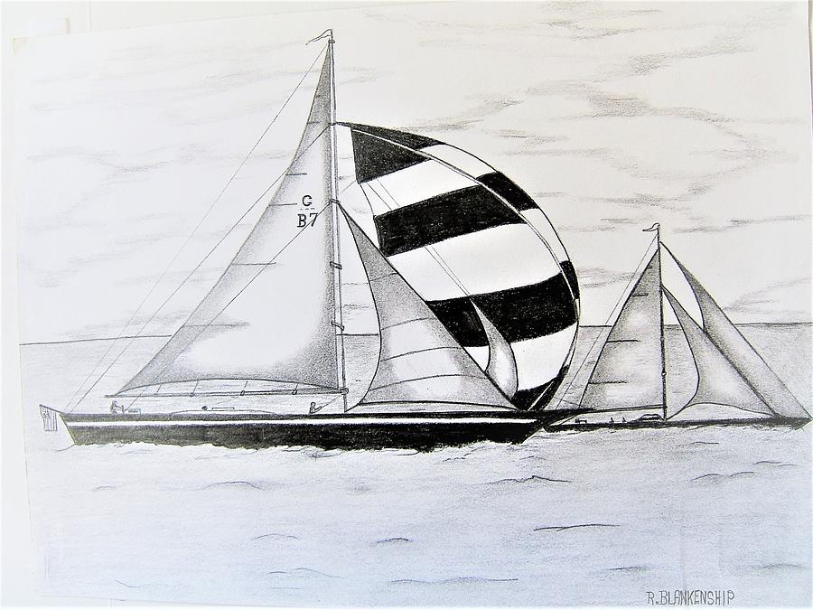 Boat Race Drawing By Ralph Blankenship 