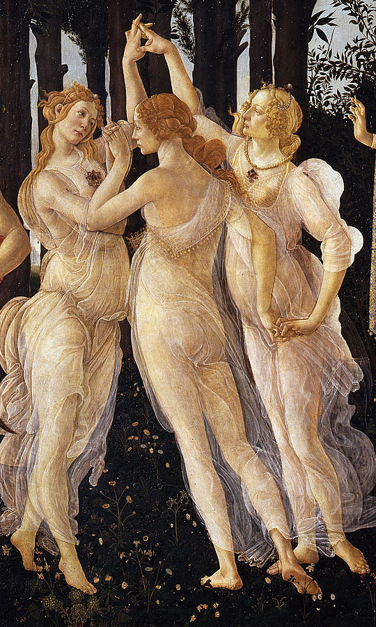 Botticelli Painting Print Digital Art by Georgia Clare