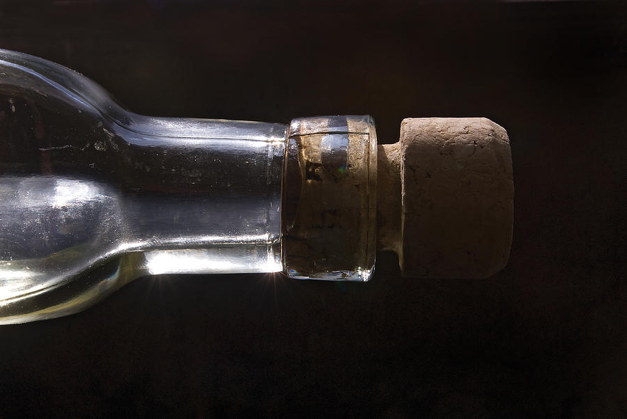 Bottle And Cork-1 Photograph