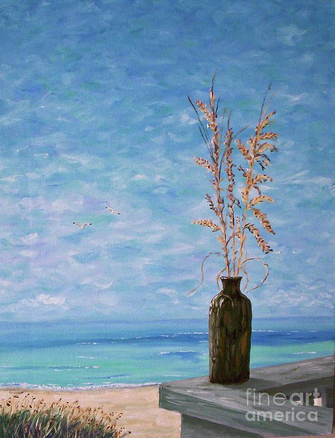 Bottle and Sea Oats by Stanton Allaben Bottle and Sea Oats by Stanton Allaben