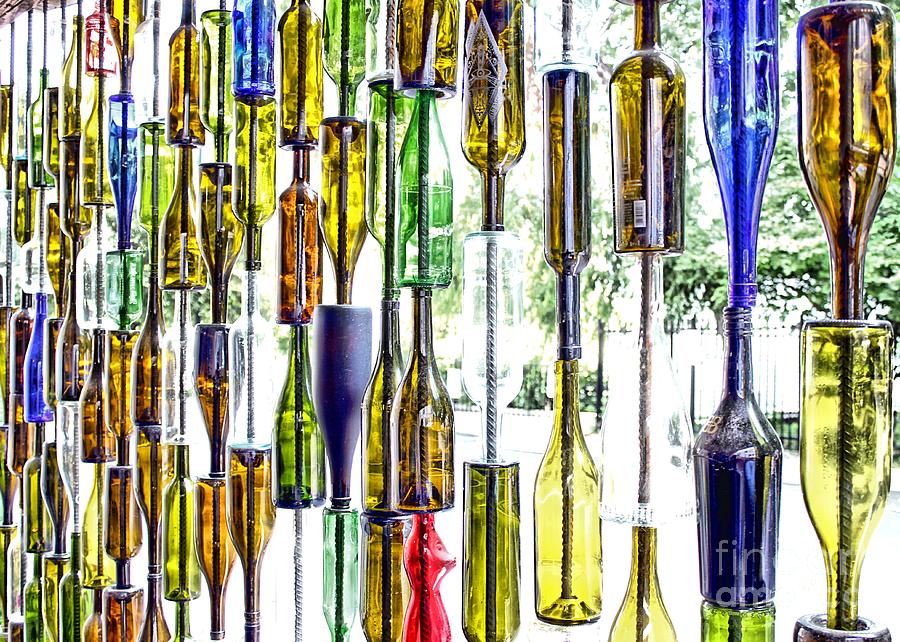 Bottle Fence Photograph by Kim Yarbrough