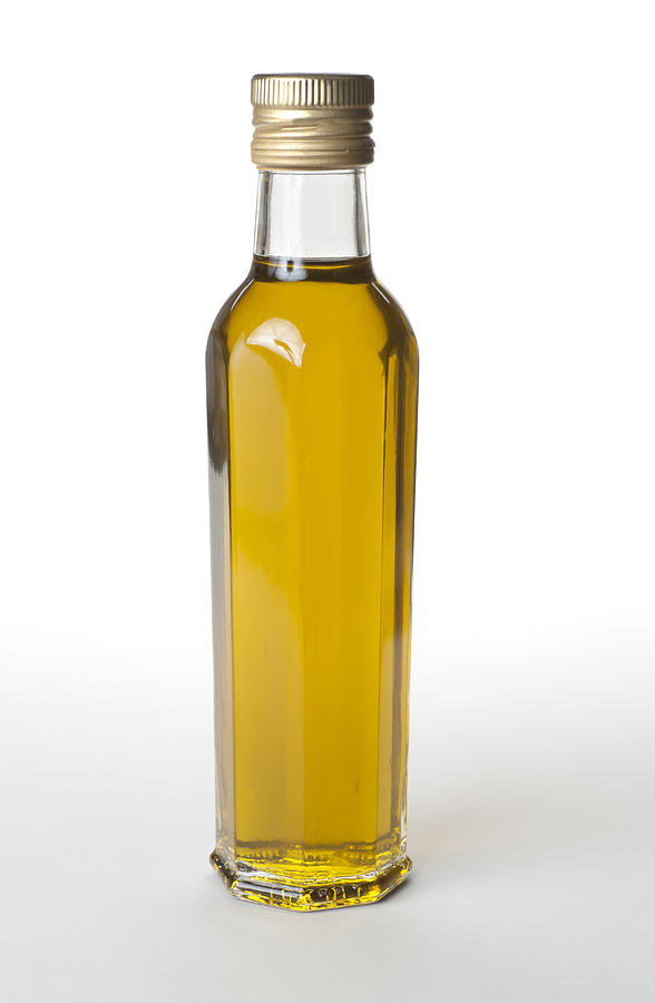 Bottle Photograph - Bottle Of Olive Oil  by Donald  Erickson