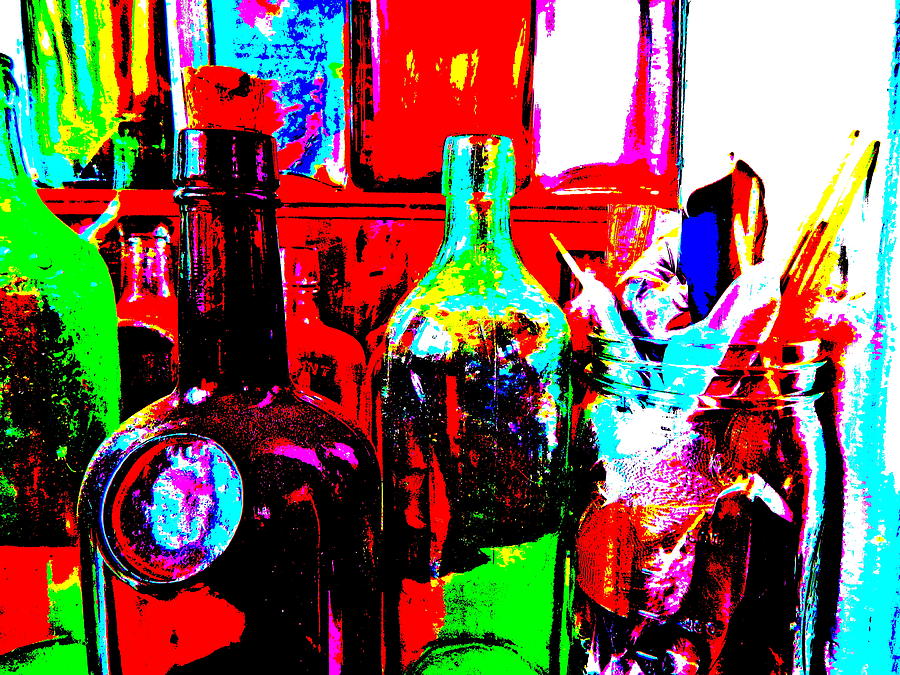 Bottles 28 Photograph by George Ramos