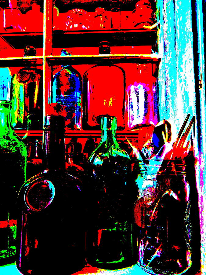 Bottles 29 Photograph by George Ramos