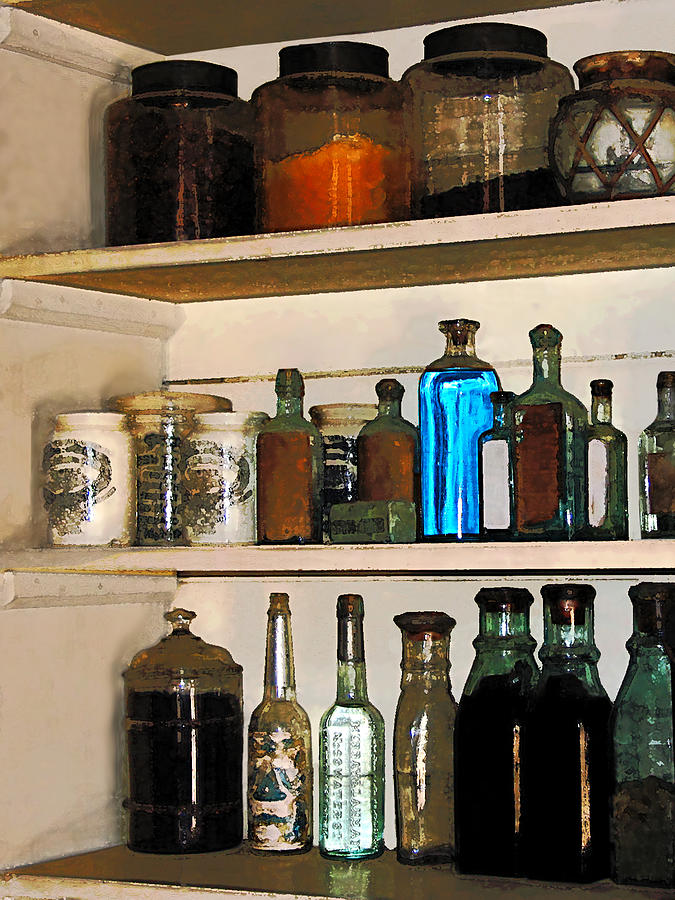 Bottles and Jars Photograph by Susan Savad