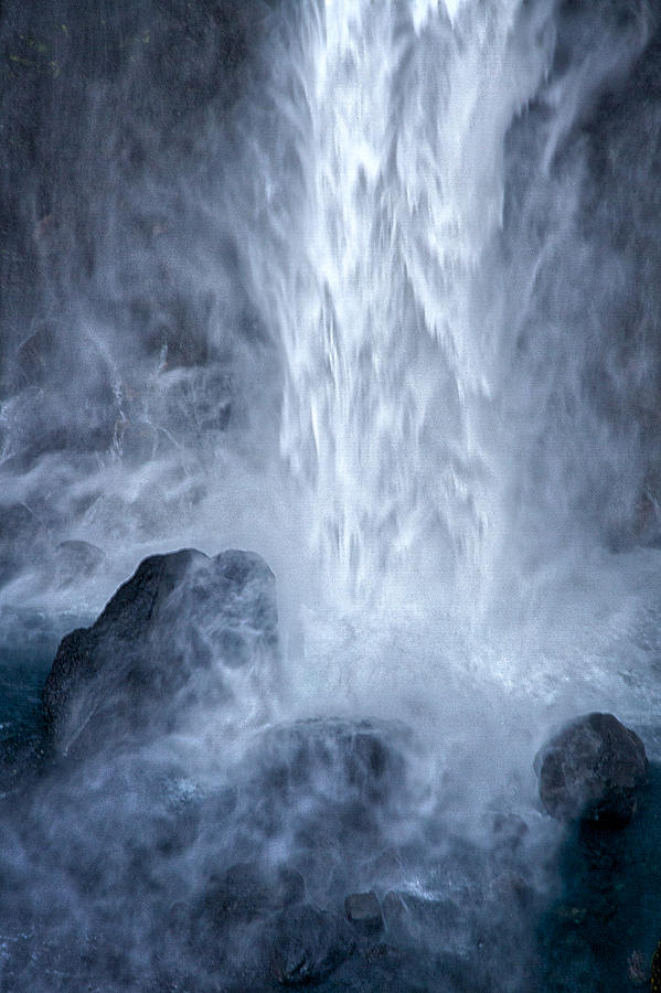 Bottom Of Haifoss Waterfall #2 - Iceland Photograph by Stuart Litoff