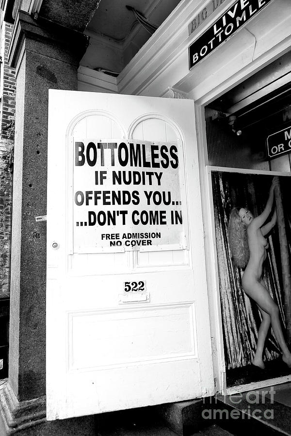 Bottomless Nudity New Orleans Photograph by John Rizzuto