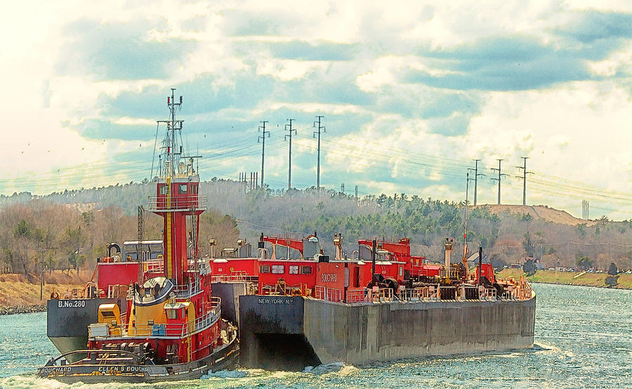 Bouchard Oil Barge Photograph by Constantine Gregory