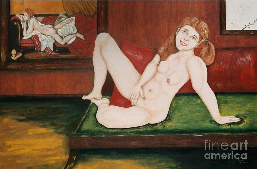 Nude Painting - Boucher Revisited by Neil Trapp