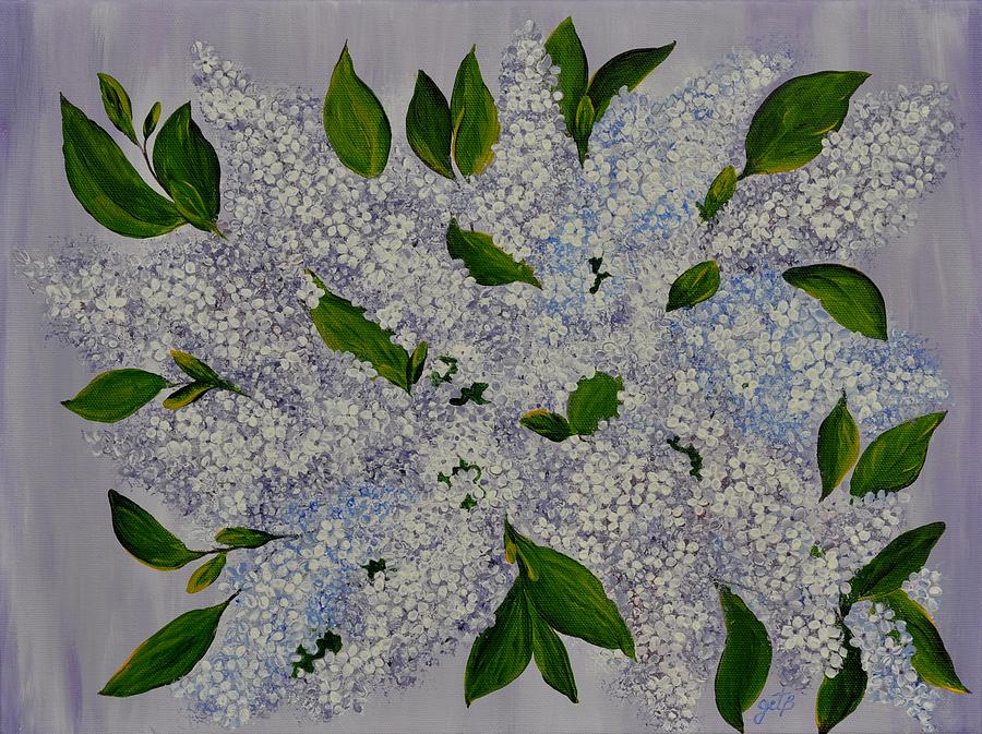 Bouchet of Lilacs Painting by Georgeta  Blanaru