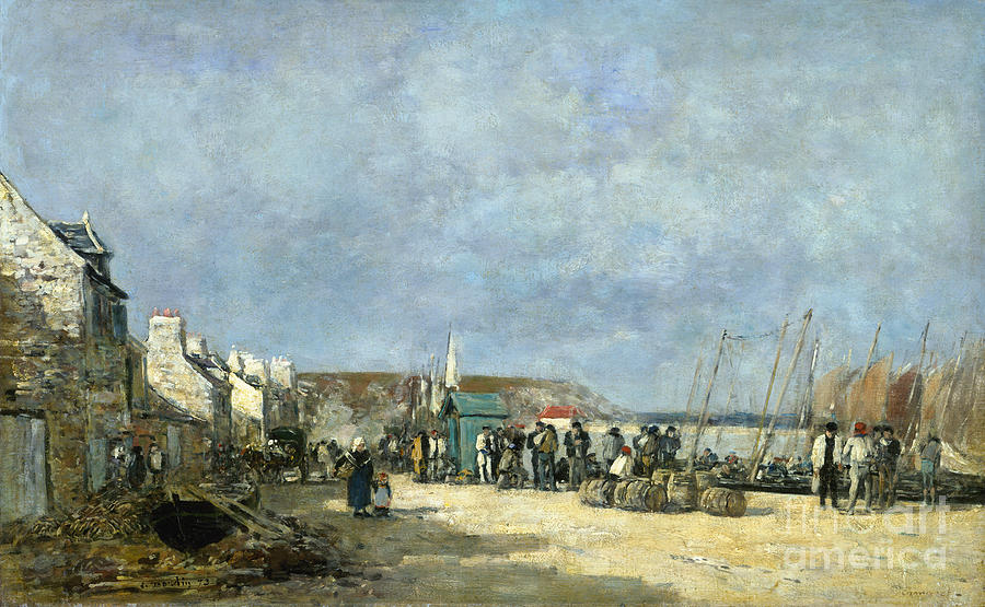 Boudin: Camaret, 1873 Photograph by Granger