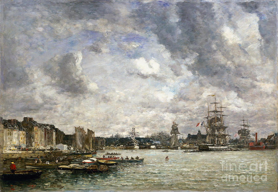 Boudin: Port, 1869 Photograph by Granger
