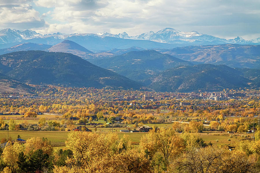 Boulder Colorado Autumn Scenic View Photograph by James BO Insogna