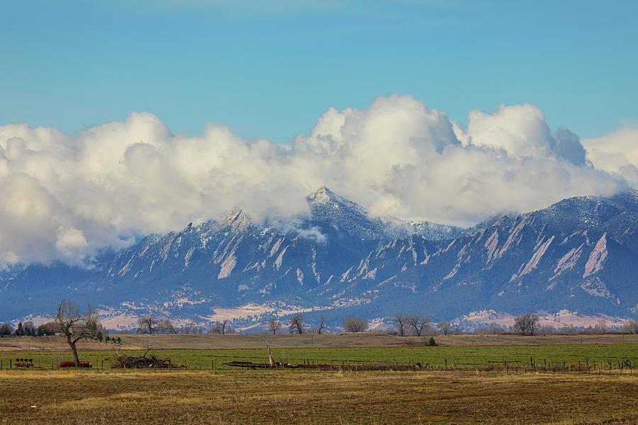 Boulder Colorado Front Range Cloud Pile On Photograph by James BO Insogna