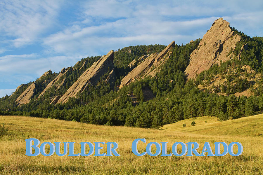 Boulder Colorado Poster 1 Photograph