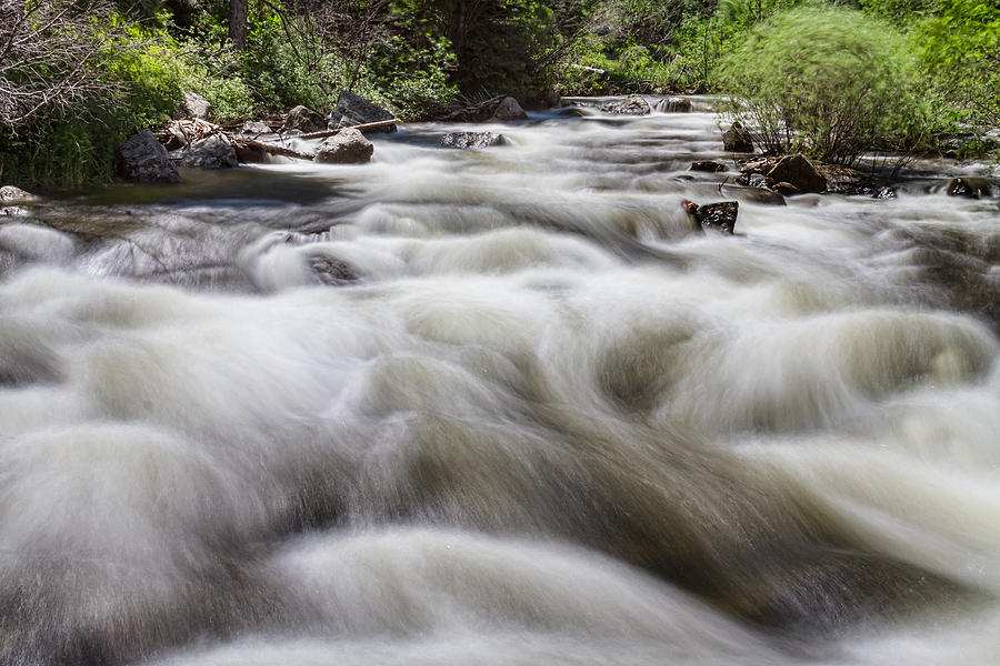 Boulder Creek in Slow Mo Photograph by James BO Insogna
