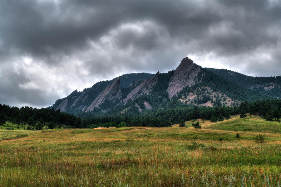 Boulder Flatirons, Chataqua Park Photograph by Brandon Randash - Fine ...