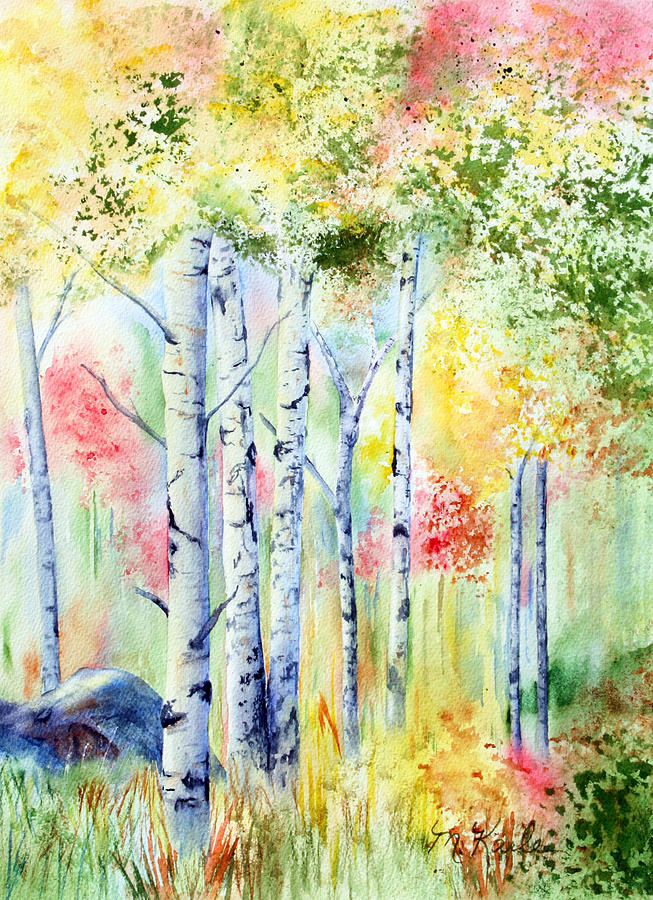 Boulder Grove Painting by Marsha Karle
