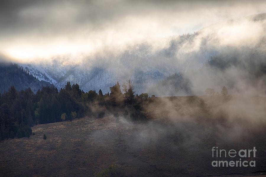 Nature Photograph - Boulder Mists by Idaho Scenic Images Linda Lantzy