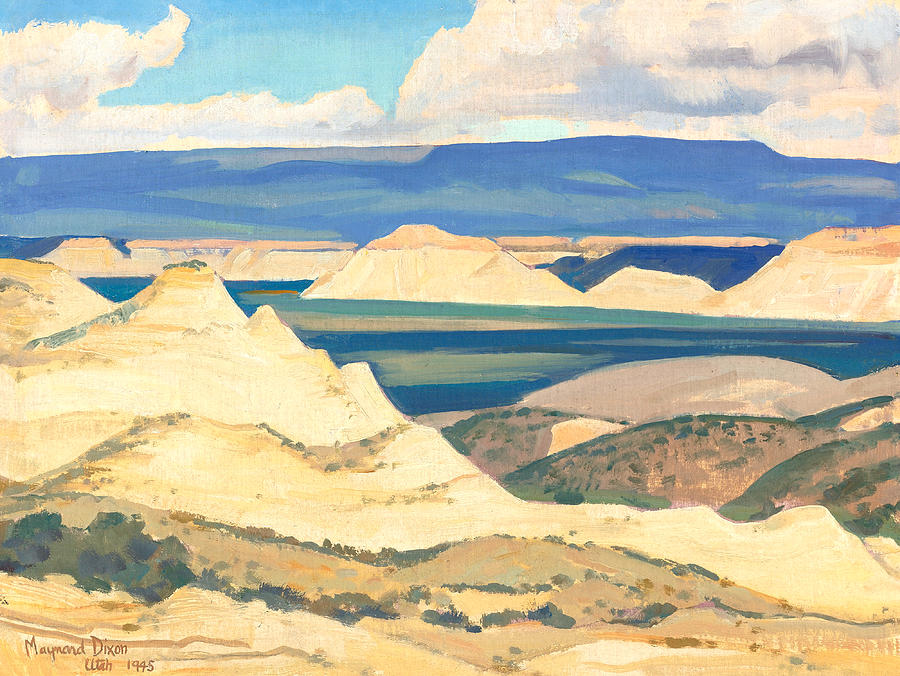 Boulder Valley Utah Painting by Maynard Dixon