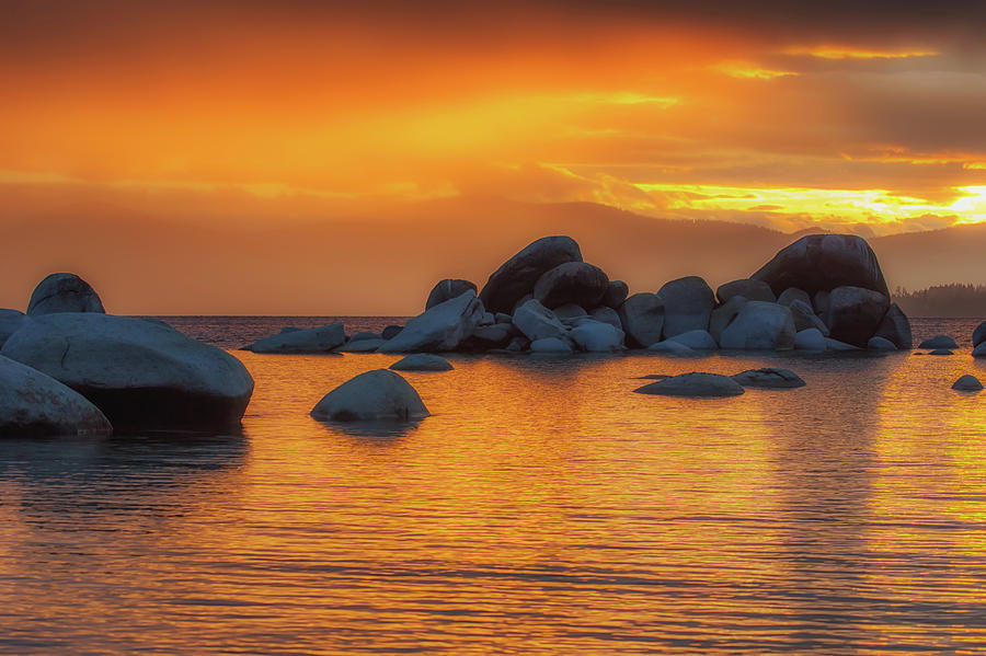 Boulders at Sunset Photograph by Marc Crumpler