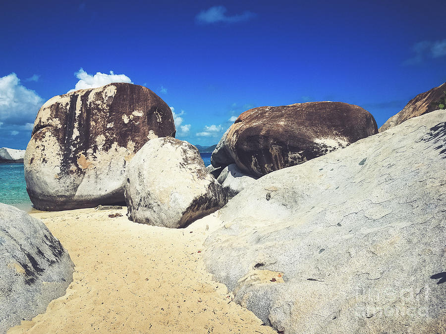 Boulders at the Baths - Virgin Gorda Photograph by Colleen Kammerer