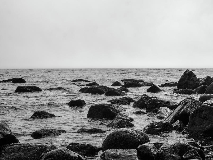 Rocks Photograph - Boulders in the Ocean by Trance Blackman Rocks Photograph - Boulders in the Ocean by Trance Blackman