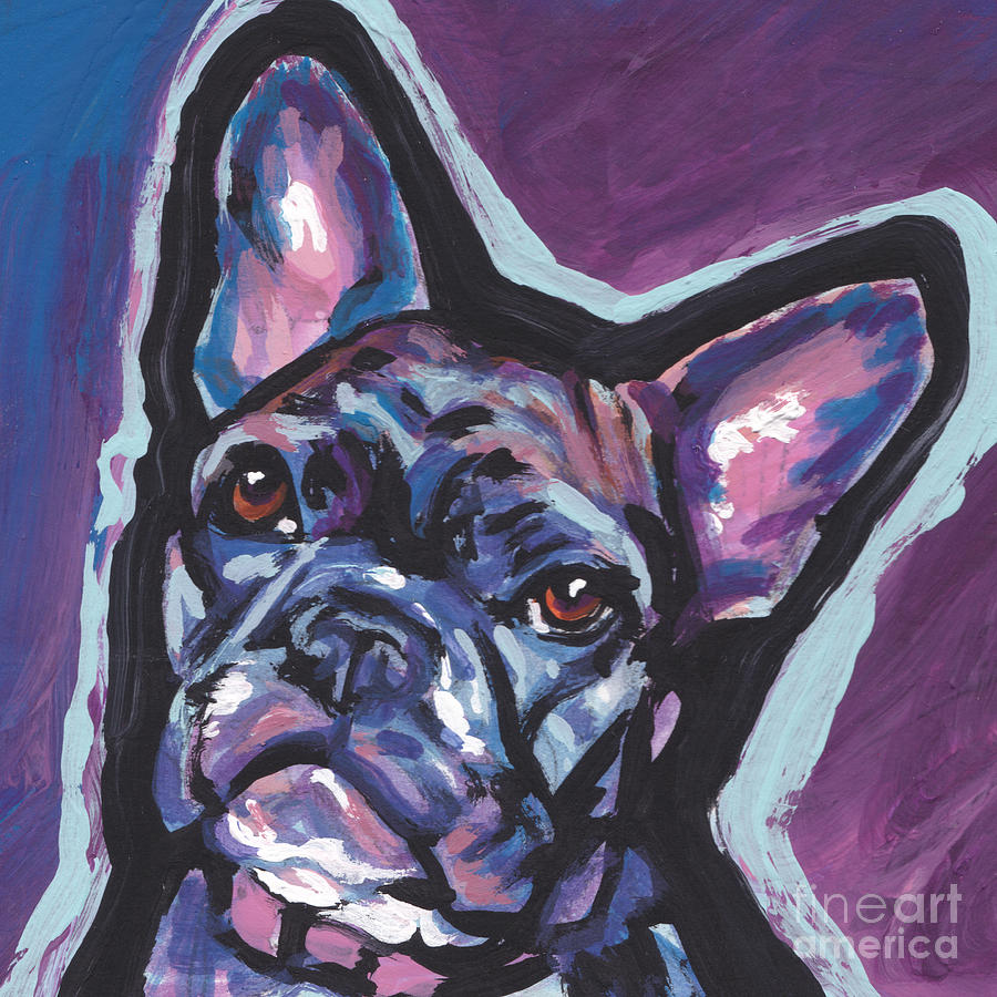 BouleDogue Baby Painting by Lea S