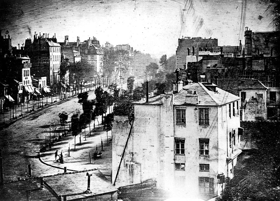Boulevard du Temple Photograph by Louis Daguerre