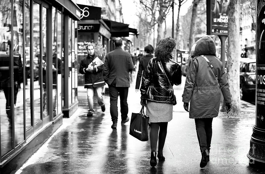 Boulevard Saint-Germain Fashion Paris Photograph by John Rizzuto