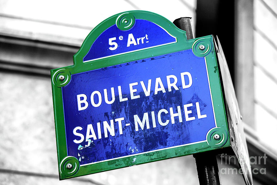 Paris Boulevard Saint-Michel Photograph by John Rizzuto