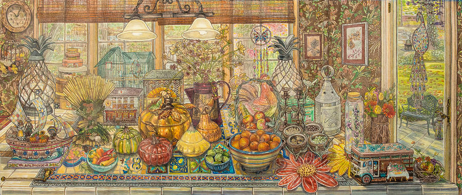 Bountiful Harvest Painting by Bonnie Siracusa