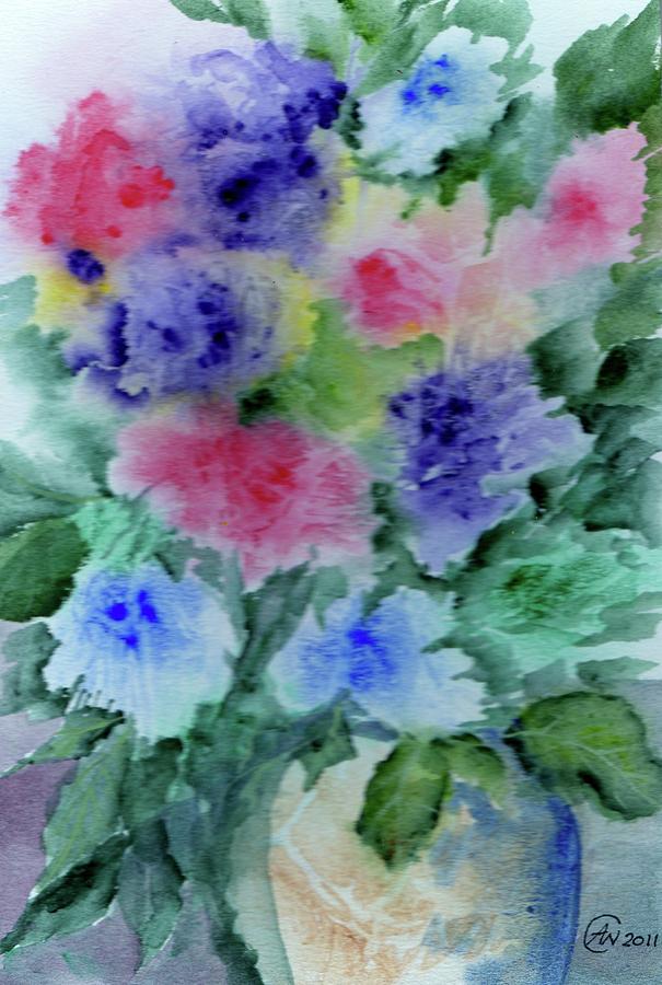 Bouquet Painting by Angelina Whittaker Cook