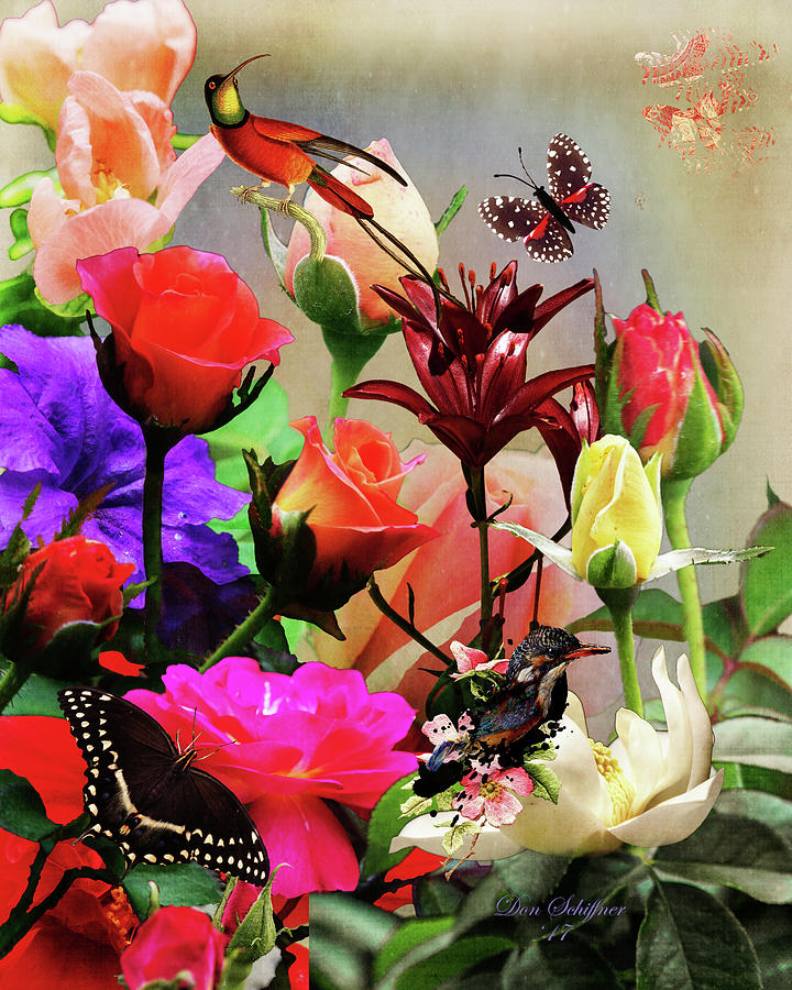 Bouquet Digital Art by Don Schiffner